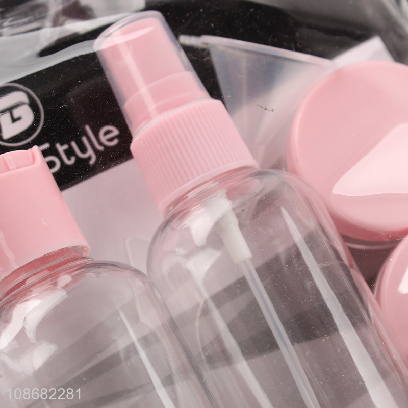 Top products 6pcs portable plastic empty bottle travel kit for sale