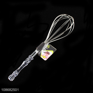 Online wholesale stainless steel handheld egg whisk egg beater for kitchen