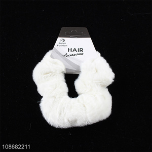 Low price white girls hair decoration elastic hair ring hair rope