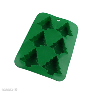 Wholesale multipurpose non-stick Christmas tree <em>silicone</em> baking <em>mold</em> for <em>cake</em> candy