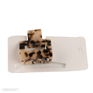 China product tortoise shell cellulose acetate hair <em>claw</em> <em>clip</em> for women