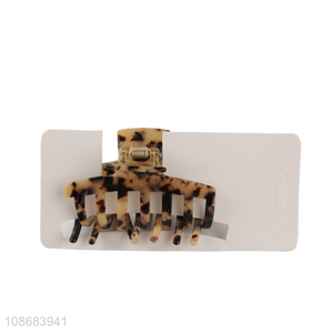 Hot selling cellulose acetate hair <em>claw</em> <em>clip</em> hair styling accessories
