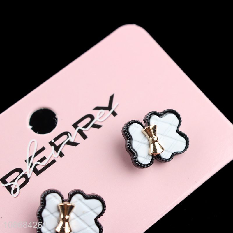 Online wholesale cute bear tiny stud earrings for women girls teens