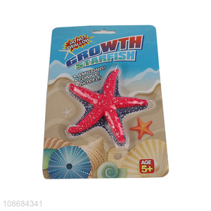 Factory supply magic soft starfish water growing toy for children