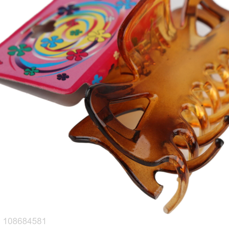 Hot selling women long hair decorative hair claw clips for hair accessories