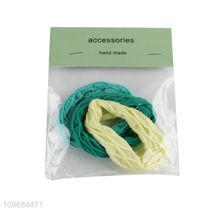 Factory price 3pcs elastic hair accessories hair ring hair rope for sale