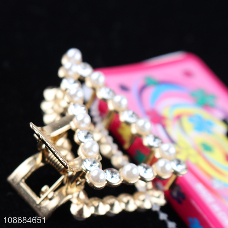 Factory price fashion women hair decoration hair claw clips for sale