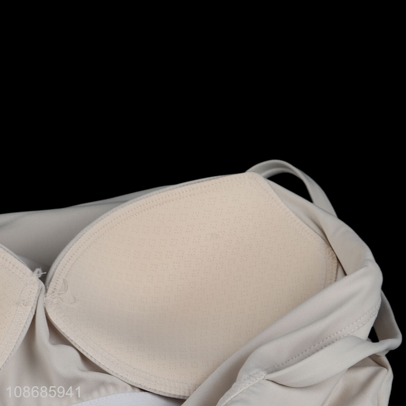 Top sale women slimming vest breathable padded bra vest wholesale