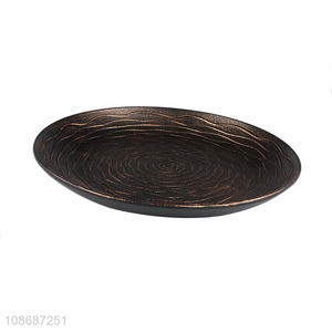 Factory direct sale wooden food serving tray dessert <em>plate</em> fruit <em>plate</em>