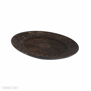 Online wholesale delicate wooden dessert <em>plate</em> food serving tray for home