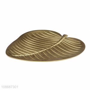 Hot items leaves shape tableware plate for table decoration