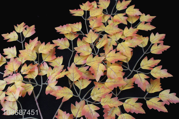 Online wholesale 108pcs leaves 3 branch bud leaf artificial plant leaf