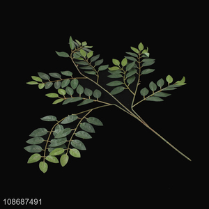 Wholesale 143pcs leaves 3 branch thin locust leaf decorative artificial plant