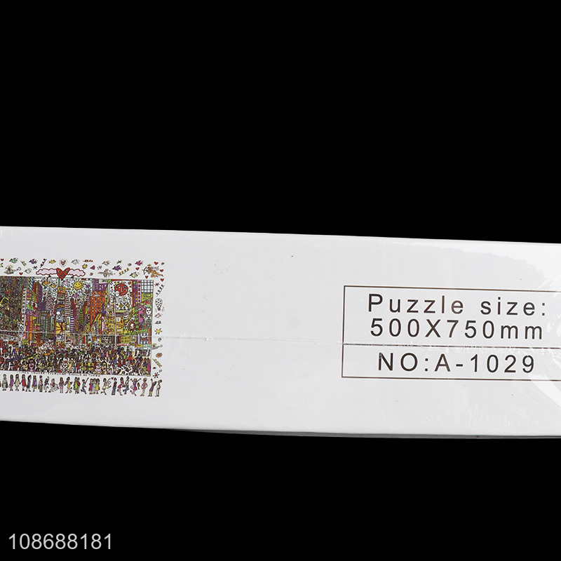 New hot selling 1000 pieces puzzle Times Square jigsaw puzzle