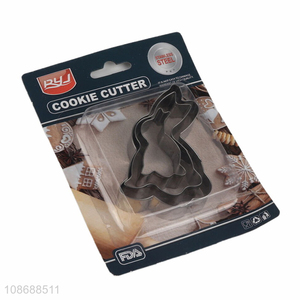 Best selling rabbit shape stainless steel cookies cutter cookies mould wholesale