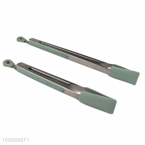 Best price stainless steel non-slip food tongs food serving tongs for sale