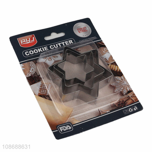 Latest design star shape stainless steel cookies cutter biscuits mold for sale