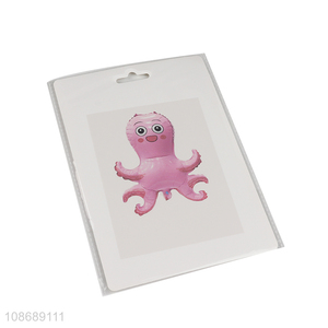 Top quality octopus shape decorative aluminum foil <em>balloon</em> for sale