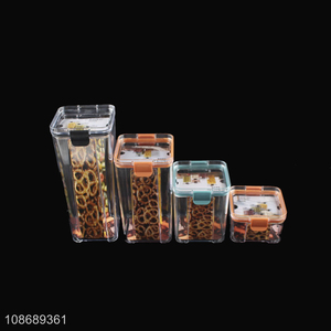 Popular products square food storage jar sealed preservation jar for sale