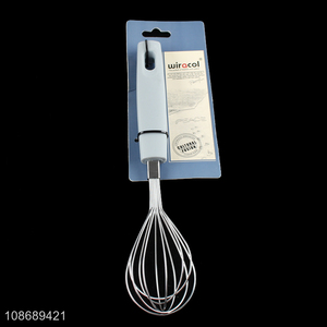 Hot selling manual stainless steel <em>balloon</em> wire egg whisk egg mixer