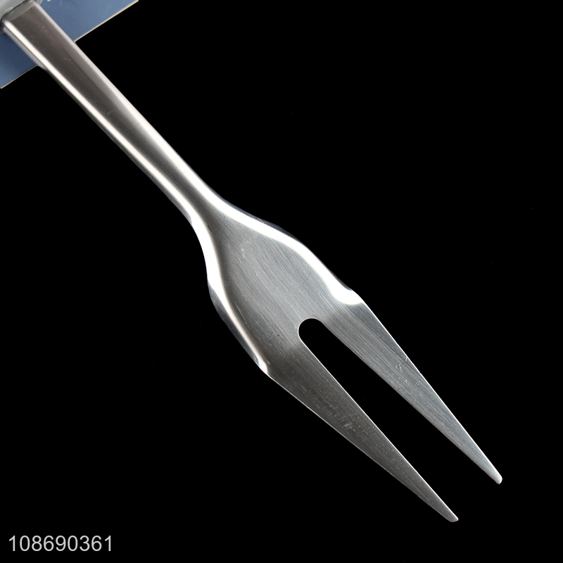 Hot sale stainless steel tableware fork meat fork with pp handle