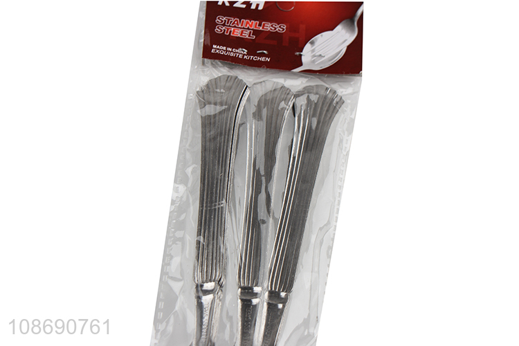 Wholesale 12pcs 4 designs stainless steels spoon set dinner spoon set