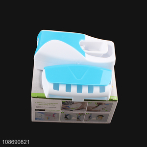 Wholesale wall mounted toothpaste dispenser and <em>toothbrush</em> <em>holder</em> set for family use