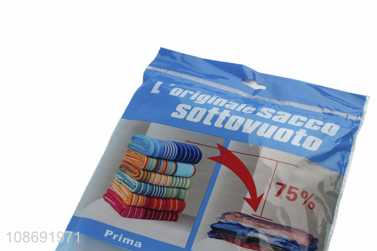 Good selling space-saving transparent vacuum bag for clothing
