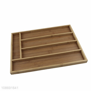 Top selling bamboo home storage box tableware storage box wholesale