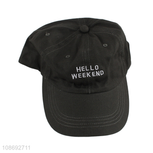 New product adjustable custom embroidery hat cotton baseball cap