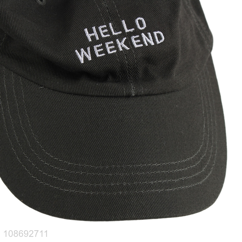 New product adjustable custom embroidery hat cotton baseball cap