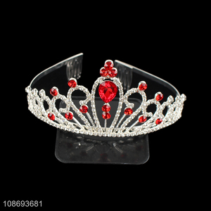 Hot selling princess crown hair accessories hair decoration for women