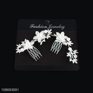 Top selling fashion women <em>wedding</em> headdress hair <em>decoration</em> haipin wholesale