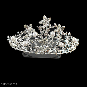 Yiwu market bridal wedding crowns women hair accessories fpr hair decoration