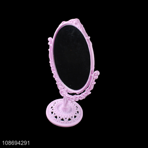 Hot selling double-sided princess <em>makeup</em> <em>mirror</em> desk vanity <em>mirror</em>