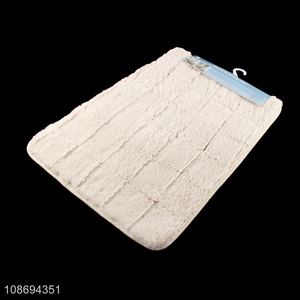 Hot selling non-slip water absorbent washable bath carpet floor mat