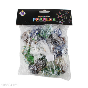 Hot selling colorful glass marbles for vase fillers <em>fish</em> <em>tank</em> decor