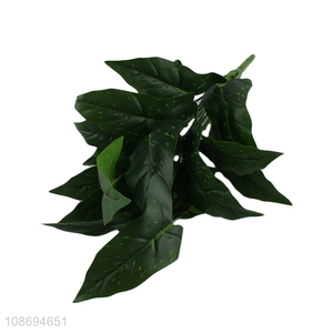 Best selling plastic natural <em>green</em> simulation leaves artificial <em>plants</em> for decoration
