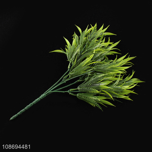 Good quality 5heads <em>green</em> garden decoration fake <em>plants</em> artificial <em>plants</em>