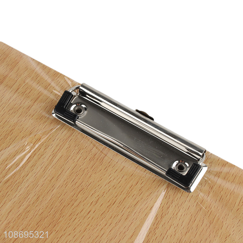 Top selling school office file document wood clipboard board clip wholesale