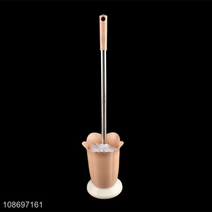 Good quality toilet <em>bowl</em> brush and holder set for bathroom