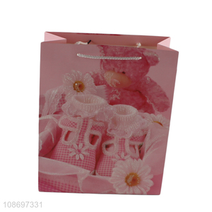 Best selling baby gifts packaging tote bag paper bag wholesale
