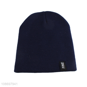 Factory price winter outdoor thickened fashion beanies hat for sale