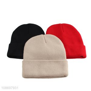 Hot sale multicolor <em>winter</em> <em>warm</em> men women beanies <em>hat</em> knitted <em>hat</em> wholesale