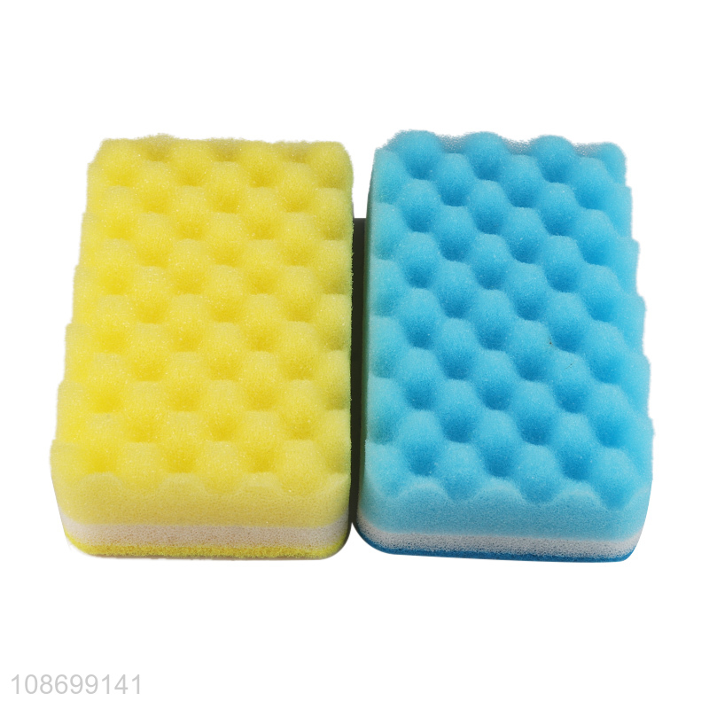 Wholesale heavy duty cleaning ball and scrubbing sponge set for dishwashing