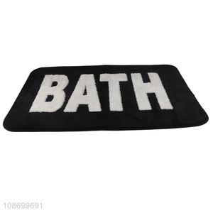 Hot selling non-slip polyester bathroom door <em>mat</em> <em>floor</em> <em>mat</em> wholesale