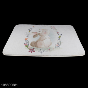 Top selling household rabbit printed <em>floor</em> <em>mat</em> door <em>mat</em> wholesale