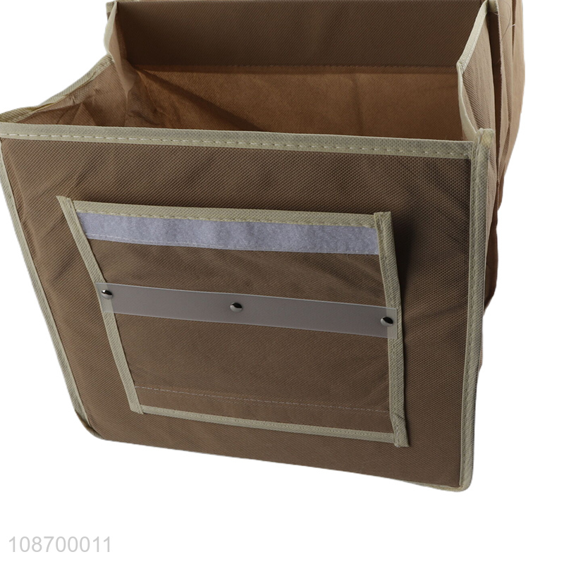Hot sale foldable non-woven wardrobe closet storage box for clothes toys