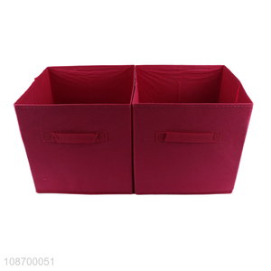 Wholesale folding non-woven wardrobe closet organizer storage cubes for toys