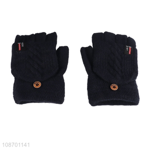 Popular products <em>winter</em> men fingerless <em>gloves</em> polyester <em>gloves</em> for sale